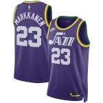 Maillot NBA Utah Jazz Lauri Markkanen Nike 2023-24 Classic Edition Violet Swingman - Homme